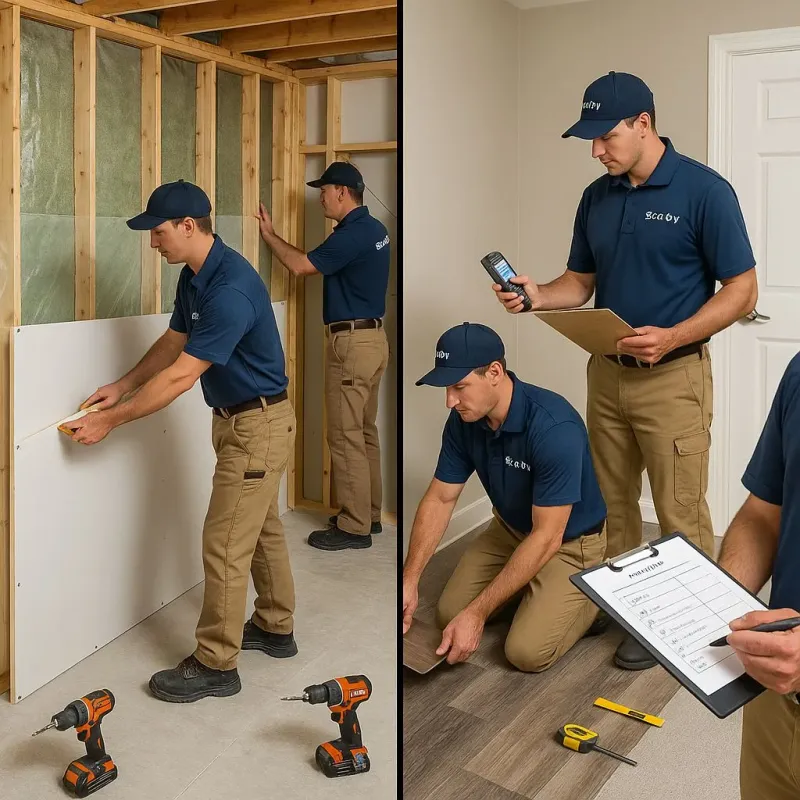 Repairs and Reconstruction process in Lindenhurst, NY